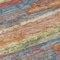Homeroots 8' Orange Green And Gold Round Abstract Washable Indoor Outdoor Area Rug 612541 - alternate 2