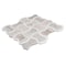 Apollo Tile Mirage 10x10 Warm Beige White Marble White Mosaic Bowtie Wall and Floor Tile (3.68 sq ft/case), 5PK APLSAH88IR05A - alternate 1