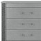 Homeroots 36" Silver Wood Five Drawer Dresser 633699 - alternate 3