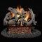 Bluegrass Living Vented Natural Gas or Propane Fireplace Log Set With Remote Control Kit, 18" Driftwood, 45,000 BTU BVL18-1-RO - alternate 1