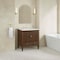 James Martin Vanities Myrrin 30" Single Vanity, Mid-Century Walnut w/ 3 CM White Zeus Silestone Top 485-V30-WLT-3WZ - alternate 3