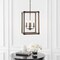 Jonathan Y Magnolia 12.13" 4-Light Adjustable Iron Rustic Farmhouse LED Pendant, Brown JYL7475A - alternate 3