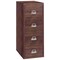 Fireking 4 Drawer, 1 Hr Fire & impact rated, 31" depth Letter Light Walnut 4-1831-CLW - alternate 1