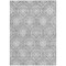 Homeroots 8' X 10' Gray And Silver Medallion Washable Indoor Outdoor Area Rug 587737 - alternate 2