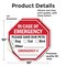 Signmission In Case of Emergency Please Save Ou, 10 inch X 10 inch, Vinyl Decal, 2PK OC-D-2PACK-10-125 - alternate 2