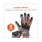 Ergodyne ProFlex 710 Heavy-Duty Mechanics Gloves, 9" Long, Small, Gray, Pair 17042 - alternate 2