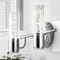 Jonathan Y Bolha 10.75" 2-Light Minimalist Modern Bubble Acrylic/Iron Integrated LED Vanity Light, Chrome JYL7223A - alternate 4