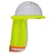 Dome75 DYNAMIC Series Mesh Contrast Hard Hat Sun Shade , HiVis Yellow DNS743 - alternate 2