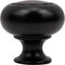 Designperfect 1-1/4 Diameter Round Cabinet Knob, Matte/Flat Black DPA-R31KBLK - alternate 2