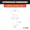 Curt Hitch Ball, 1-7/8 in Dia Ball, 5/8 in Dia Shank, 2000 lb Gross Towing, Carbon Steel 40096 - alternate 2