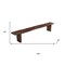 Homeroots 105in Brown Solid Wood Solid Wood Live Edge Dining Bench 636211 - alternate 2