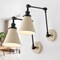 Jonathan Y Rover 7" Classic Industrial Metal Adjustable Arm LED Wall Sconce, Almond/Black, 2PK JYL7462F-SET2 - alternate 2