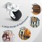 Powertec 2'' Swivel Caster Wheels with 160 lbs Loads, Heavy Duty Plate Casters, Rubber Castor Wheels, 4PK 17210N - alternate 2