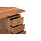 Homeroots 54" Brown Live Edge Solid Wood Writing Desk With Three Drawers 565283 - alternate 3