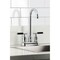 Kingston Brass Double-Handle 4" Centerset High-Arc Bar Faucet, Polished Chrome FB8491CKL - alternate 3
