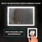 Fab Glass And Mirror LED Mirror 30x60inches, Led Bathroom Mirror with Lights Front and Backlit Anti-Fog Memory Brig HC30X60 - alternate 2