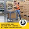Rubbermaid Commercial Utility Cart, 500 lb Load Capacity, 2 Shelves, 44 in L, 25 1/2 in W, 39 in H, Ergonomic Handle 2192464 - alternate 2