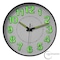 Clockswise 14-in Glow-in-the-Dark Decorative Wall Clock, Non-Ticking Battery Powered - Ideal for Living QI004746.14 - alternate 1
