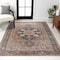 Jonathan Y Maris Ornate Medallion Non-Slip Machine-Washable Beige/Blue 5 ft. x 8 ft. Area Rug WSH109D-5 - alternate 3