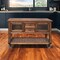 Homeroots 58in Rustic Brown Rolling Kitchen Cart With Storage 285819 - alternate 2
