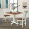 Whitewood Industries Rectangular Drop Leaf Dining Table W/ 2 Chairs, 36 in W, 30 in L, 36 in H, Parawood, Hickory/Shell K79-36SDP-C10-2 - alternate 2