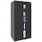 Sandusky Lee Heavy Duty Welded Steel Storage Cabinet, 36x18x72, Black EA4R361872-09 - alternate 3