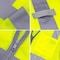Dome75 Hi-Vis Safety Vest SM/MD Class ANSI/ISEA 107-2020 Class 2 , Zippered Front Closure 2 Pockets DV1222 - alternate 2