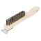 Prosource Wire Brush with Scraper, 1-3/4 in L Trim, Metallic Bristle, 3/4 in W Brush, 10-7/8 in OAL WB01416S - alternate 2