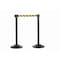 Us Weight Sentry QuikSecure Stanchion with 6.5' Chevron Belt, 2PK U2001CYB - alternate 1
