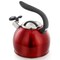 Mr. Coffee Kassel 2.1 Quart Stainless Steel Whistling Tea Kettle in Red 750123702M - alternate 2