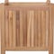Homeroots 22" Natural Solid Wood Indoor Outdoor Square Planter Box 554715 - alternate 2