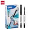 Deli THINK Rollerball Pen 0.7mm, Black Ink, Capped, 1100m, 12PK EQ20520 - alternate 1