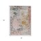 Homeroots 3' X 5' Pink Charcoal And Copper Abstract Washable Indoor Outdoor Area Rug 630801 - alternate 1