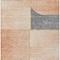 Homeroots 10' X 14' Coral Peach And Gray Abstract Washable Indoor Outdoor Area Rug 582901 - alternate 2
