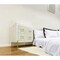 Homeroots 28" White Solid Wood Two Drawer Nightstand 488774 - alternate 2