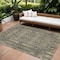 Homeroots 9' X 12' Gray Taupe And Beige Moroccan Washable Indoor Outdoor Area Rug 577203 - alternate 1