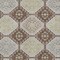 Homeroots 8' X 10' Chocolate And Beige Floral Washable Indoor Outdoor Area Rug 610748 - alternate 2