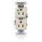 Leviton Dup HG 15A 125V Self-Gr LtAl C8200-T - alternate 1