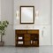 James Martin Vanities Bellshire 48" Single Vanity, Honey Oak w/ 3 CM White Zeus Silestone Top 660-V48-HNO-3WZ - alternate 2