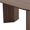 Homeroots 67" Walnut Solid Wood Double Pedestal Base Oval Dining Table 712259 - alternate 2