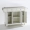 Crosley Cambridge Stainless Steel Top Full Size Kitchen Island/Cart KF30002DWH - alternate 3