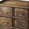 Homeroots 23" Bronze Metal Six Drawer Chest 389728 - alternate 2