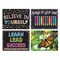 Ashley Productions Mini Whiteboard Erasers, Positivity Theme, 2 x 1.5 x 0.75 in., 10PK ASH78020 - alternate 2