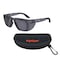 Ergodyne Translucent Smoke Frame G15 Gray Lens Safety Glasses, AFAS Polarized Lenses SIXTEN-AFASPZ - alternate 1