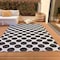 Homeroots 8' X 10' Black And Ivory Polka Dot Washable Indoor Outdoor Area Rug 614872 - alternate 2