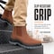 Handpoint 802 Mens 6 in Soft Toe Slip-On Work Boots-Water Resistant Crazy Horse Leather Safety Boots, 10.5 CRZ802D-10.5 - alternate 2