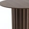 Homeroots 46" Brown Wood Pedestal Base Round Top Dining Table 720939 - alternate 2