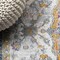 Jonathan Y Lorena Ornate Boho Medallion Light Gray/Dark Blue/Orange 3 ft. x 5 ft. Area Rug MDP211A-3 - alternate 2