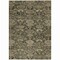 Homeroots 3' X 5' Charcoal And Beige Damask Washable Indoor Outdoor Area Rug 603377 - alternate 3