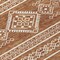 Homeroots 3' X 5' Orange And Ivory Southwestern Washable Indoor Outdoor Area Rug 593708 - alternate 3